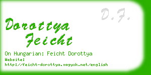 dorottya feicht business card